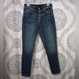 Arizona Jeans Co. Hi-Rise Skinny Dark Wash Jeans Size 9